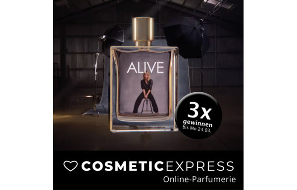 Wettbewerb Cosmeticexpress Gewinnen Sie 3x Das Neue Parfum Alive Von Hugo Boss Schweiz Wettbewerb Ch