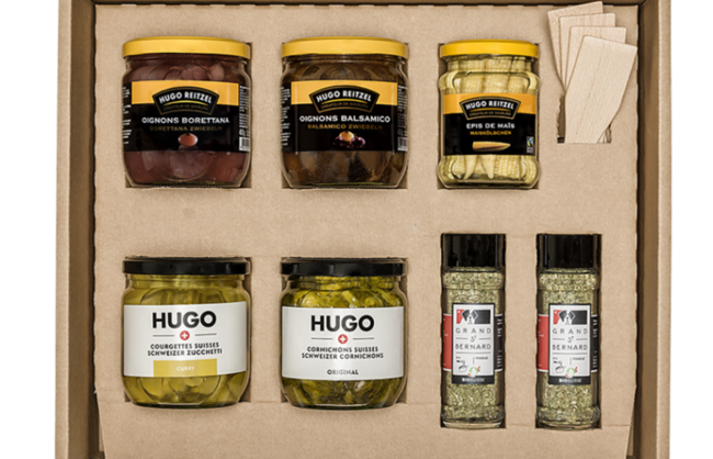 Gewinne 1 von 10 HUGO und Hugo Reitzel Raclette-Sets!