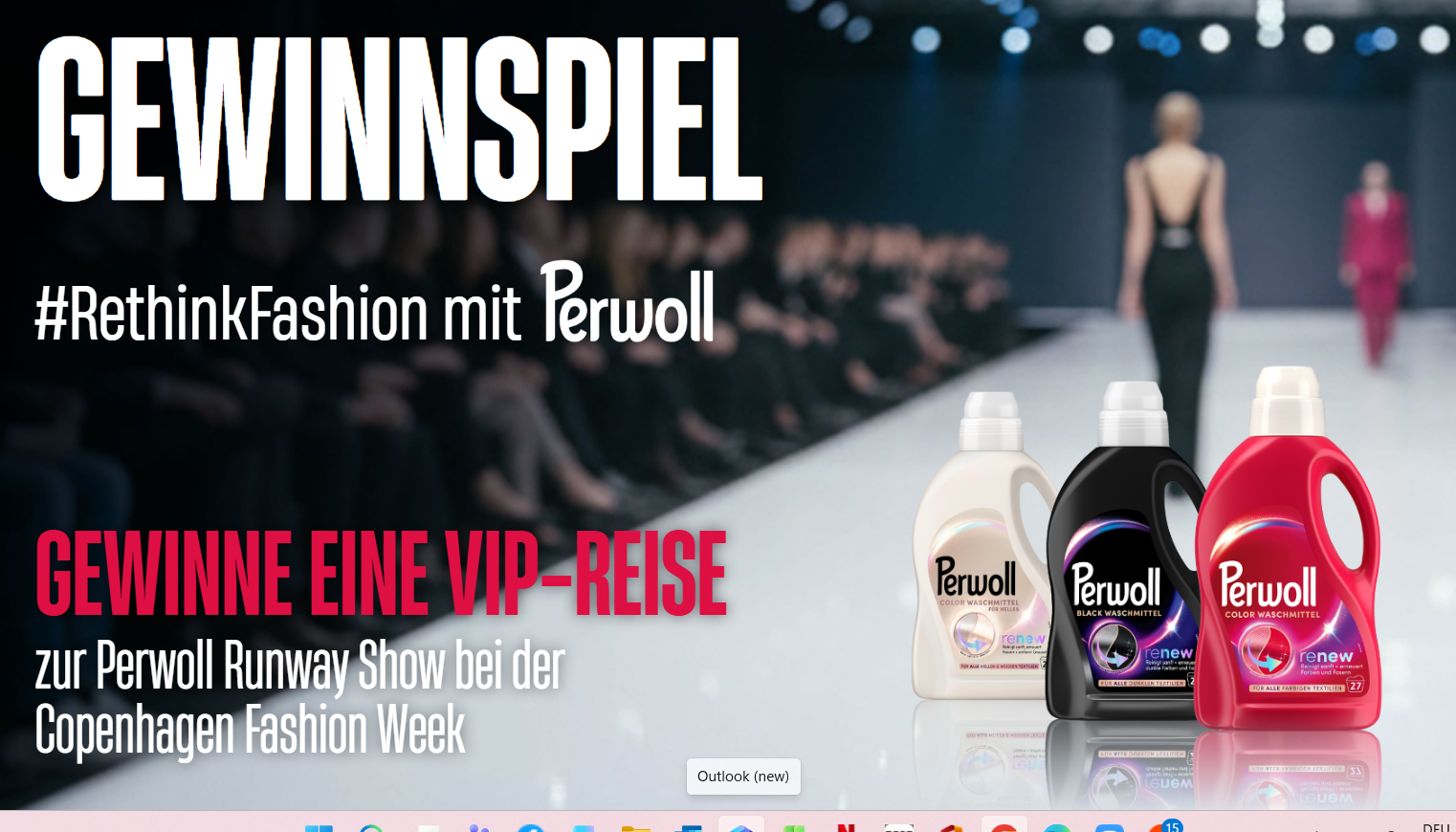 Gewinnen Sie eine VIP-Reise nach Kopenhagen zur Fashion Week, eine individuelle Styling-Beratung und 25 Jahresvorräte an Perwoll - schweiz